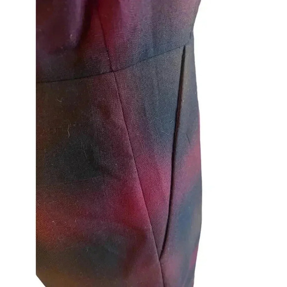 Banana Republic sheath dress maroon and black size 6 - Picture 5 of 9